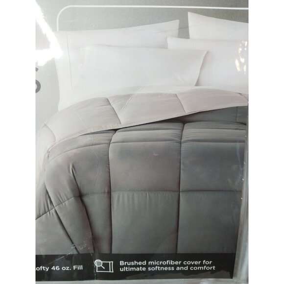 Home Expressions Classic Plus Down Alternative Reversible Comforter Full/Queen - Picture 1 of 13